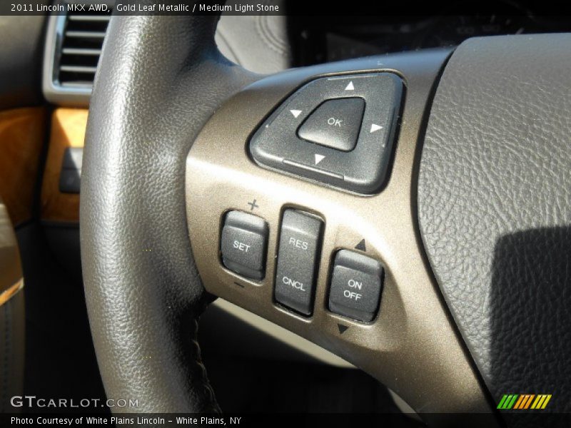 Gold Leaf Metallic / Medium Light Stone 2011 Lincoln MKX AWD