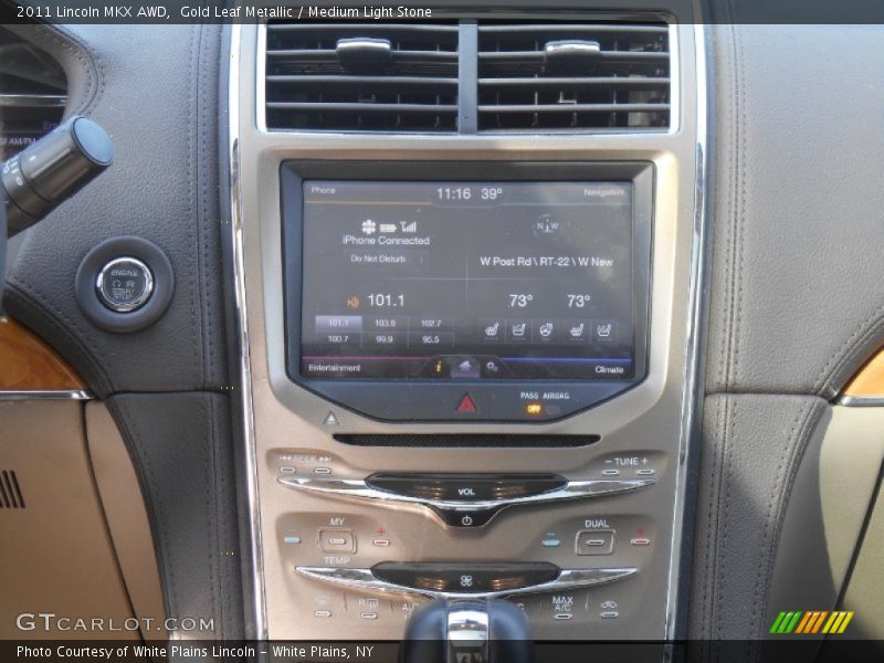 Gold Leaf Metallic / Medium Light Stone 2011 Lincoln MKX AWD