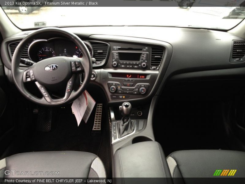 Titanium Silver Metallic / Black 2013 Kia Optima SX