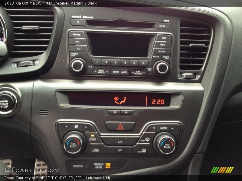 Titanium Silver Metallic / Black 2013 Kia Optima SX