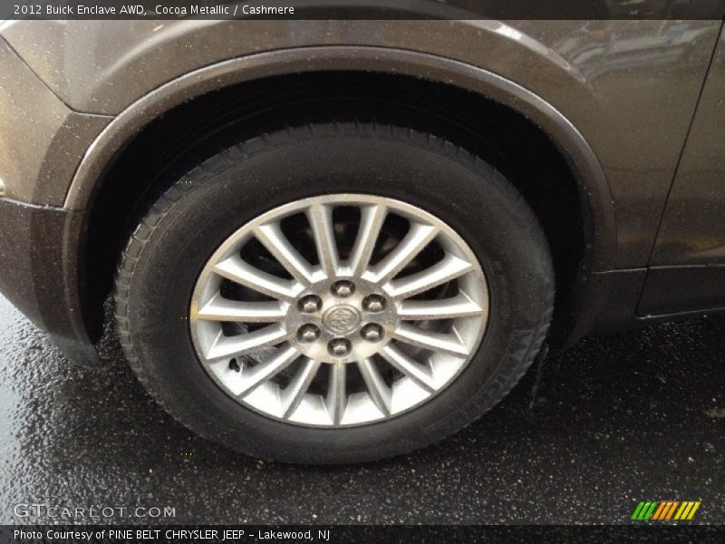 Cocoa Metallic / Cashmere 2012 Buick Enclave AWD