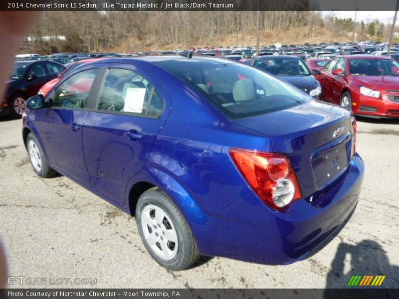  2014 Sonic LS Sedan Blue Topaz Metallic
