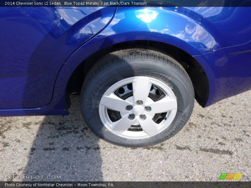 Blue Topaz Metallic / Jet Black/Dark Titanium 2014 Chevrolet Sonic LS Sedan