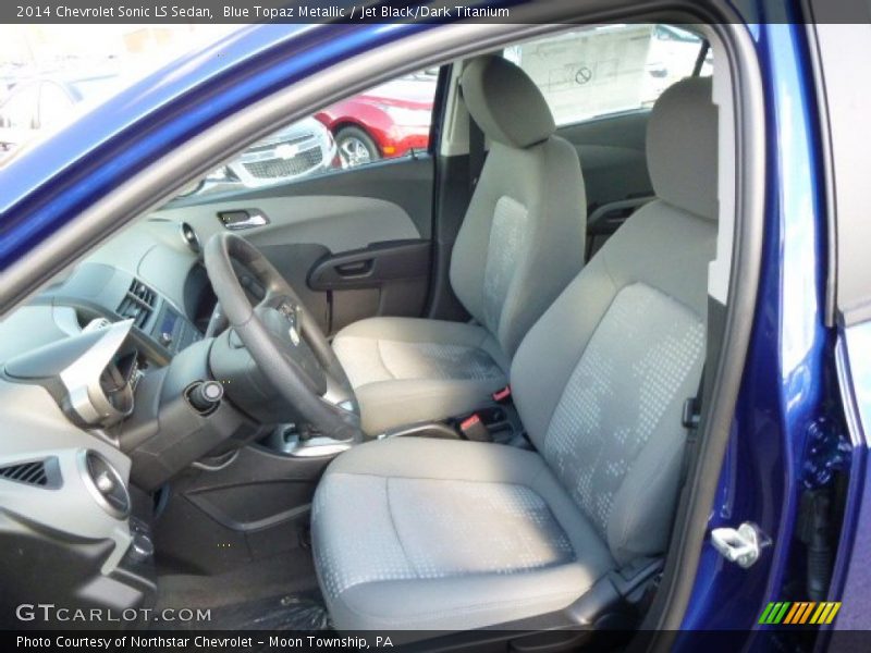 Blue Topaz Metallic / Jet Black/Dark Titanium 2014 Chevrolet Sonic LS Sedan
