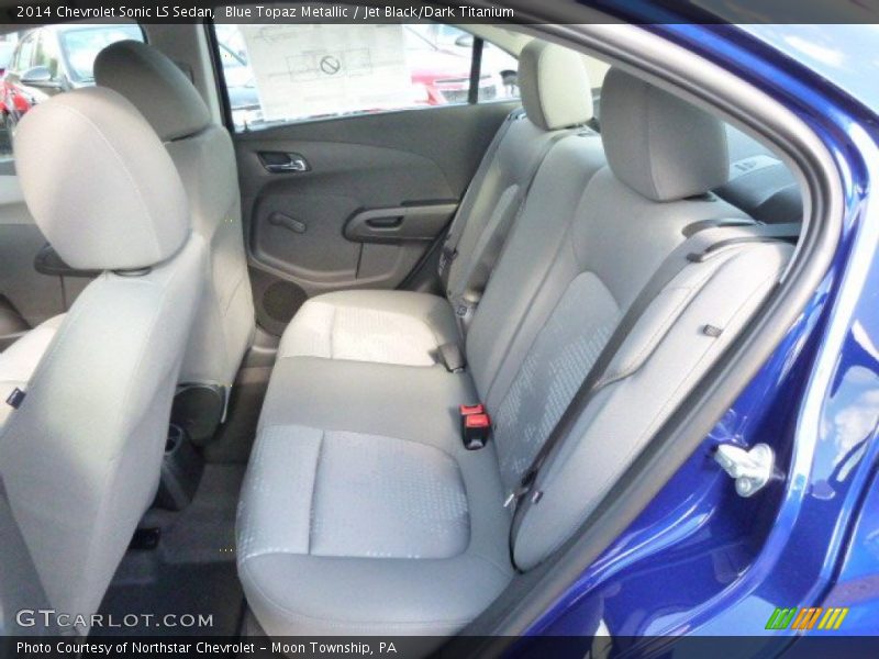 Blue Topaz Metallic / Jet Black/Dark Titanium 2014 Chevrolet Sonic LS Sedan