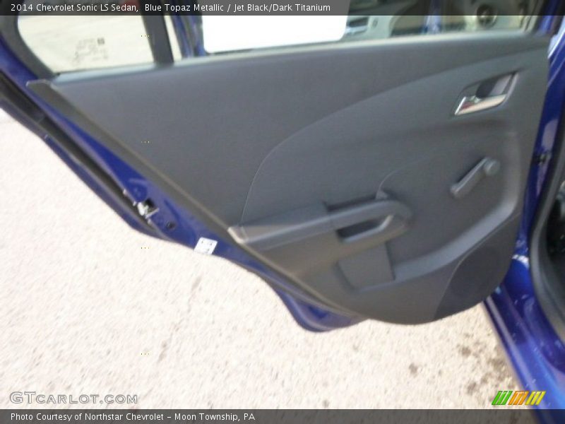 Blue Topaz Metallic / Jet Black/Dark Titanium 2014 Chevrolet Sonic LS Sedan
