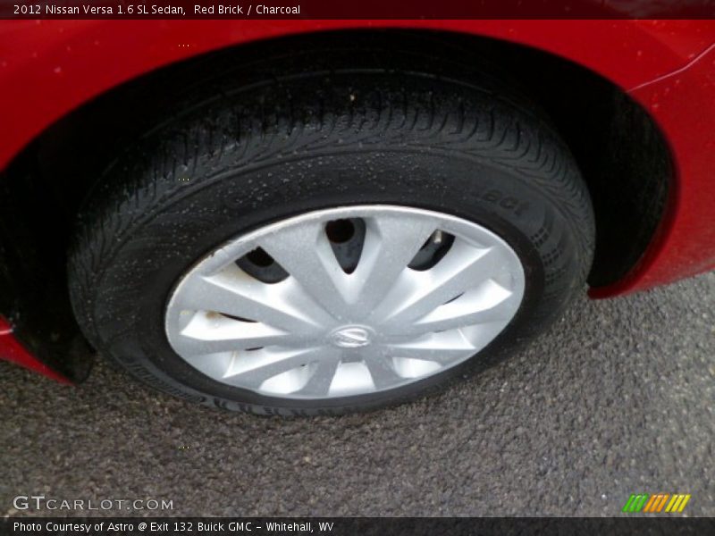 Red Brick / Charcoal 2012 Nissan Versa 1.6 SL Sedan