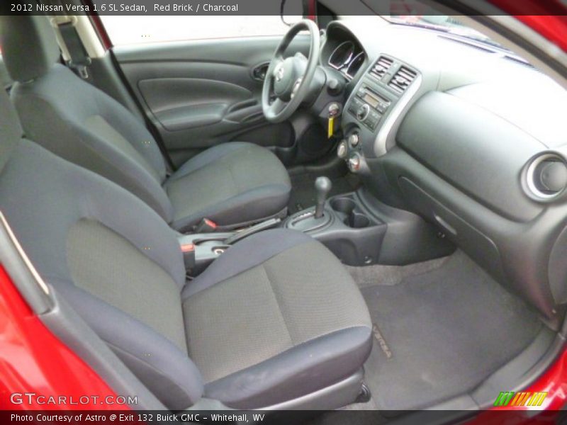 Red Brick / Charcoal 2012 Nissan Versa 1.6 SL Sedan