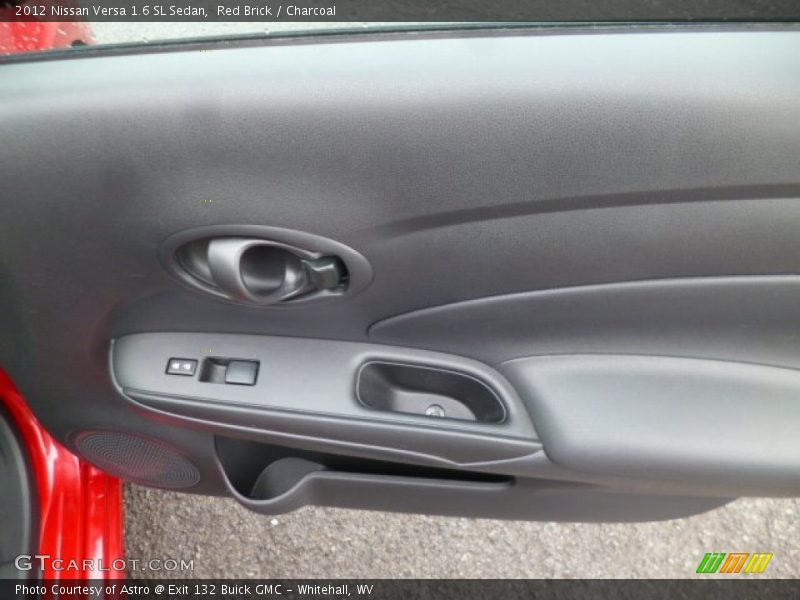 Red Brick / Charcoal 2012 Nissan Versa 1.6 SL Sedan