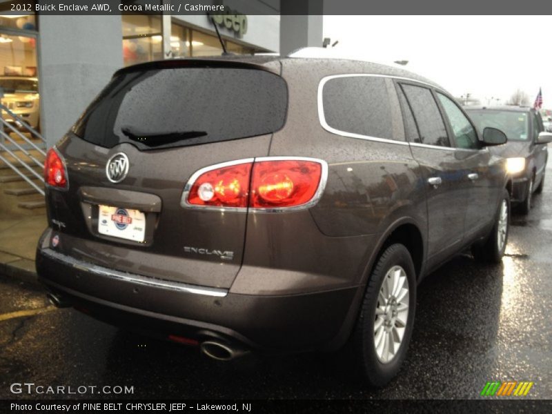 Cocoa Metallic / Cashmere 2012 Buick Enclave AWD