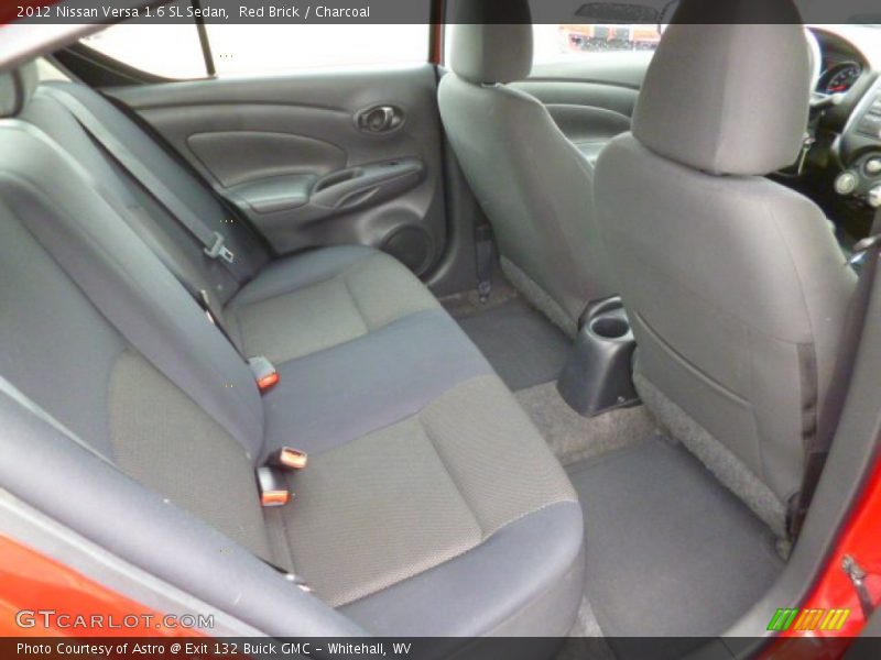 Red Brick / Charcoal 2012 Nissan Versa 1.6 SL Sedan