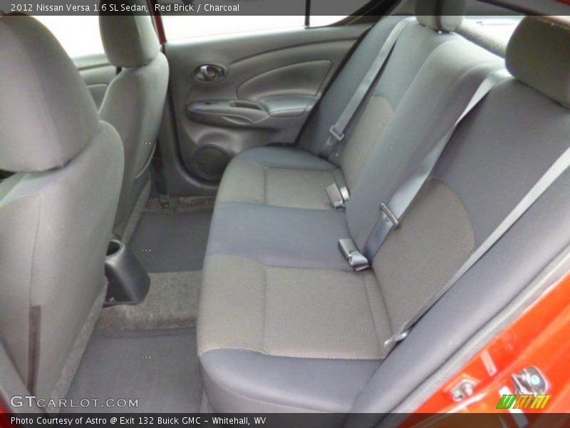Red Brick / Charcoal 2012 Nissan Versa 1.6 SL Sedan