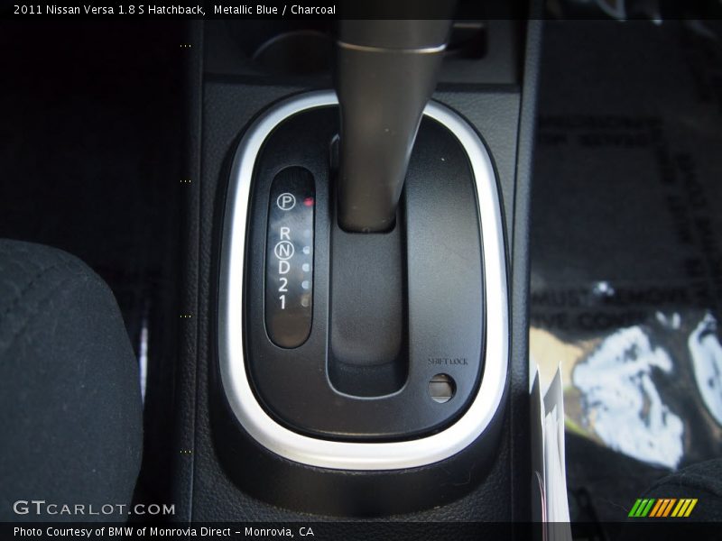 Metallic Blue / Charcoal 2011 Nissan Versa 1.8 S Hatchback