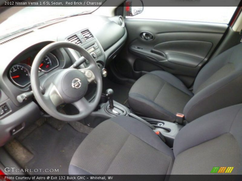 Red Brick / Charcoal 2012 Nissan Versa 1.6 SL Sedan