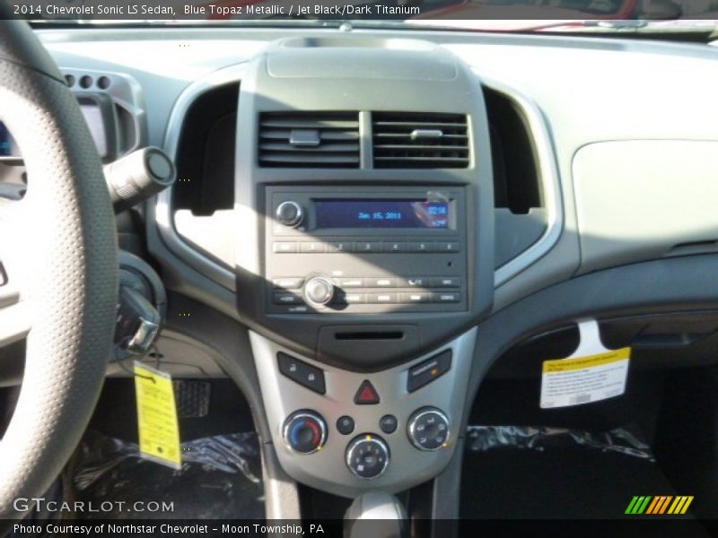 Blue Topaz Metallic / Jet Black/Dark Titanium 2014 Chevrolet Sonic LS Sedan