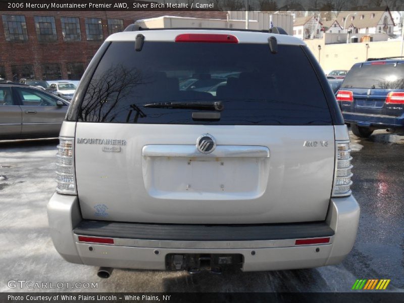 Silver Birch Metallic / Camel 2006 Mercury Mountaineer Premier AWD