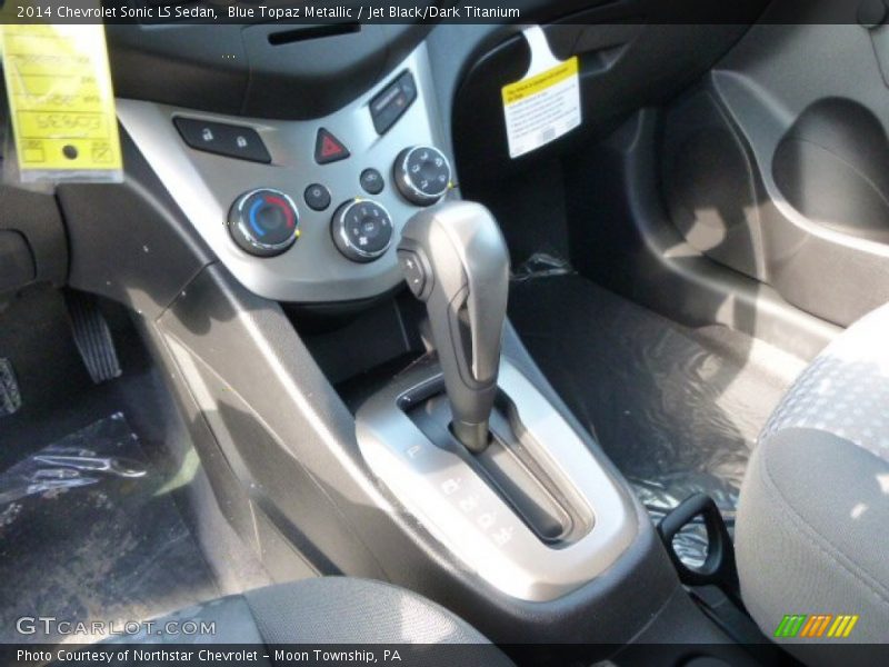 Blue Topaz Metallic / Jet Black/Dark Titanium 2014 Chevrolet Sonic LS Sedan