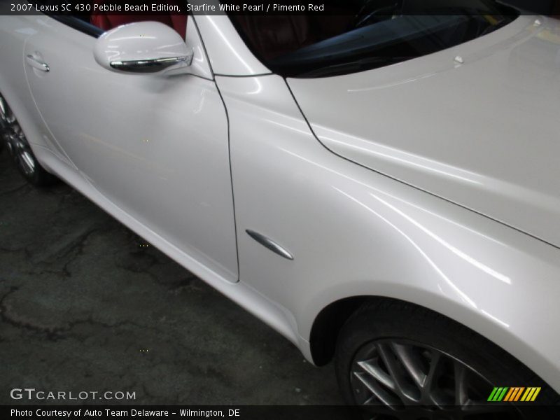 Starfire White Pearl / Pimento Red 2007 Lexus SC 430 Pebble Beach Edition