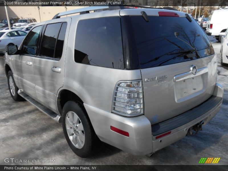 Silver Birch Metallic / Camel 2006 Mercury Mountaineer Premier AWD