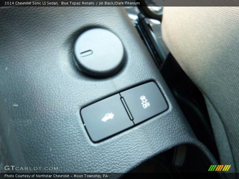 Blue Topaz Metallic / Jet Black/Dark Titanium 2014 Chevrolet Sonic LS Sedan