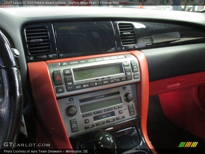 Starfire White Pearl / Pimento Red 2007 Lexus SC 430 Pebble Beach Edition
