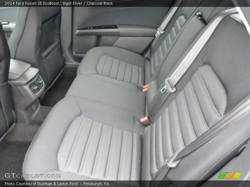 Ingot Silver / Charcoal Black 2014 Ford Fusion SE EcoBoost