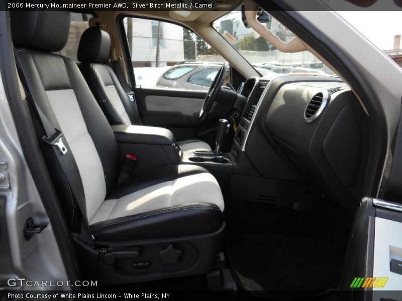 Silver Birch Metallic / Camel 2006 Mercury Mountaineer Premier AWD