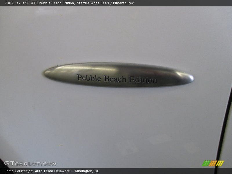  2007 SC 430 Pebble Beach Edition Logo