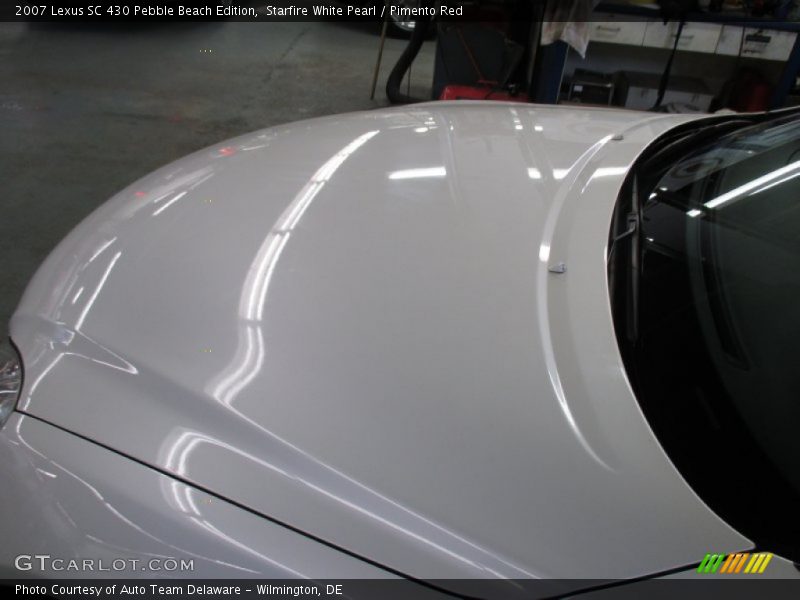 Starfire White Pearl / Pimento Red 2007 Lexus SC 430 Pebble Beach Edition
