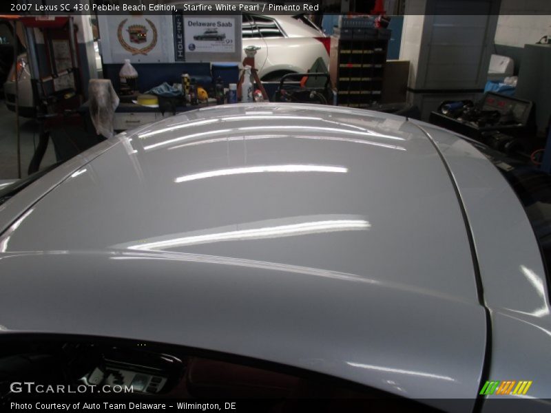 Starfire White Pearl / Pimento Red 2007 Lexus SC 430 Pebble Beach Edition