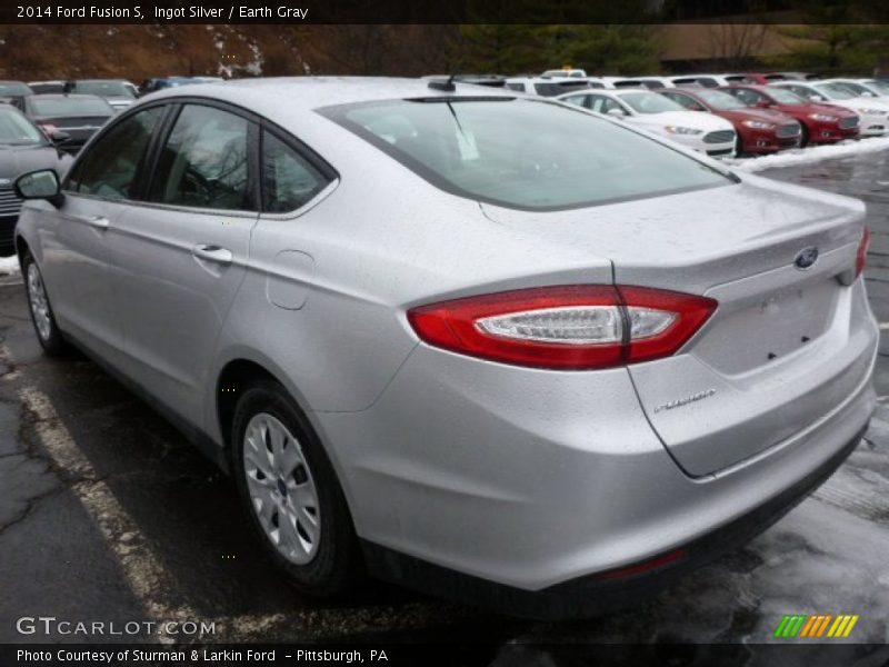 Ingot Silver / Earth Gray 2014 Ford Fusion S