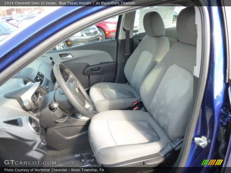 Blue Topaz Metallic / Jet Black/Dark Titanium 2014 Chevrolet Sonic LS Sedan
