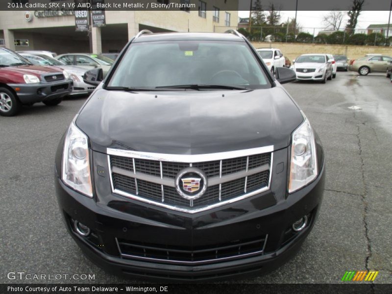 Black Ice Metallic / Ebony/Titanium 2011 Cadillac SRX 4 V6 AWD