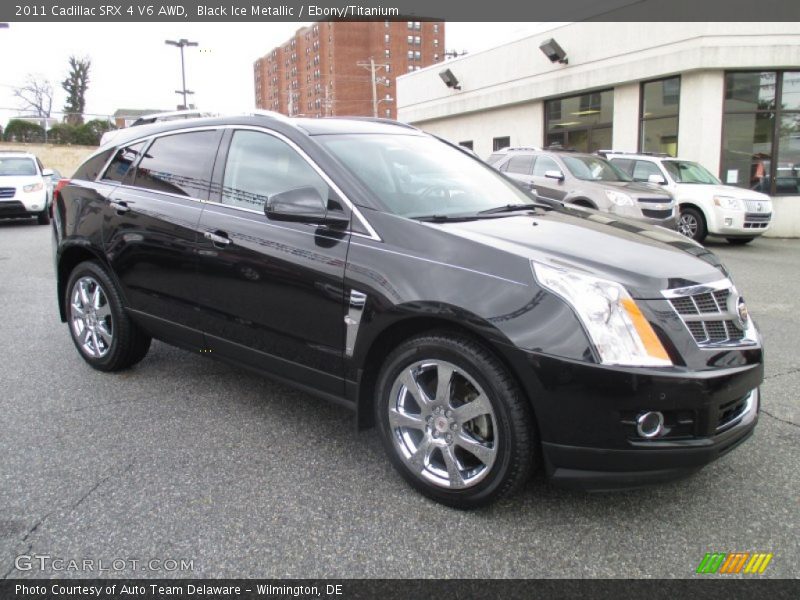 Black Ice Metallic / Ebony/Titanium 2011 Cadillac SRX 4 V6 AWD