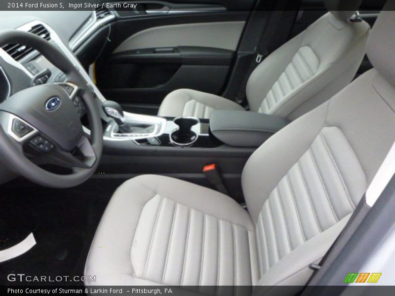 Ingot Silver / Earth Gray 2014 Ford Fusion S