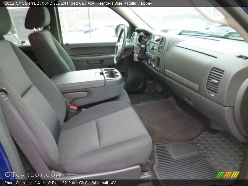 Heritage Blue Metallic / Ebony 2013 GMC Sierra 2500HD SLE Extended Cab 4x4
