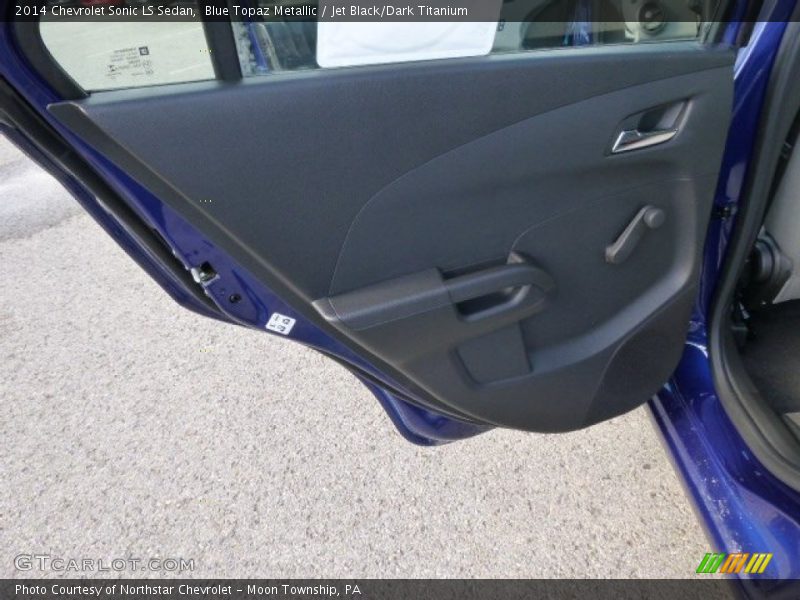 Blue Topaz Metallic / Jet Black/Dark Titanium 2014 Chevrolet Sonic LS Sedan