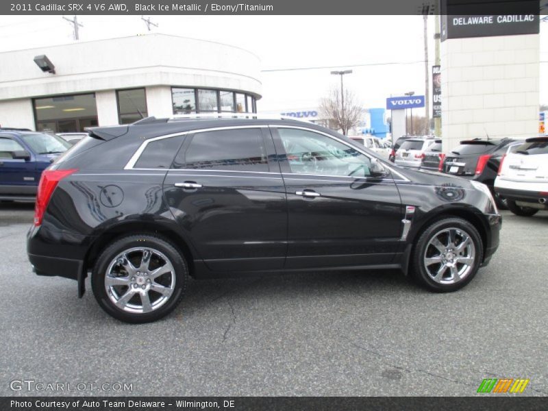 Black Ice Metallic / Ebony/Titanium 2011 Cadillac SRX 4 V6 AWD