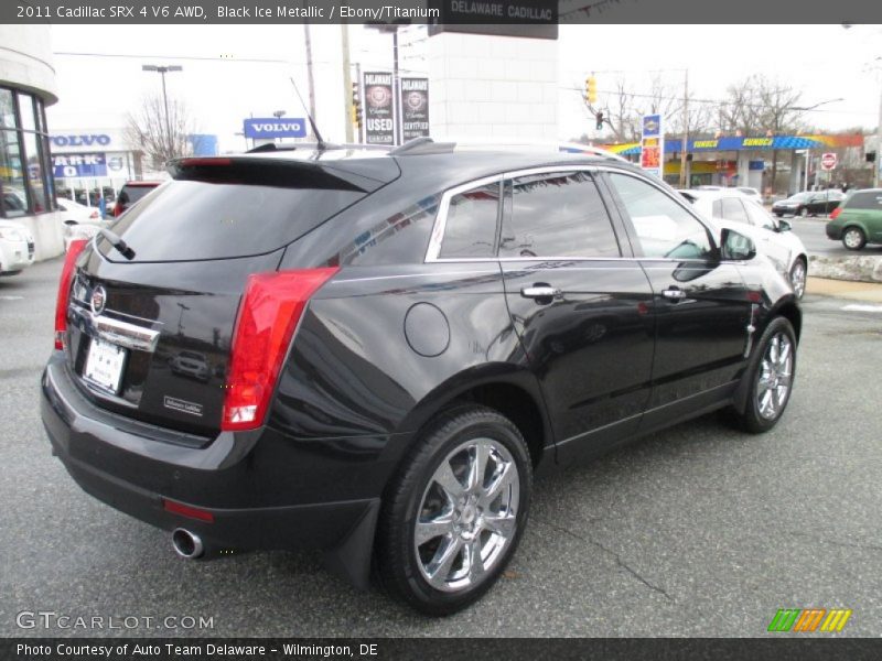 Black Ice Metallic / Ebony/Titanium 2011 Cadillac SRX 4 V6 AWD