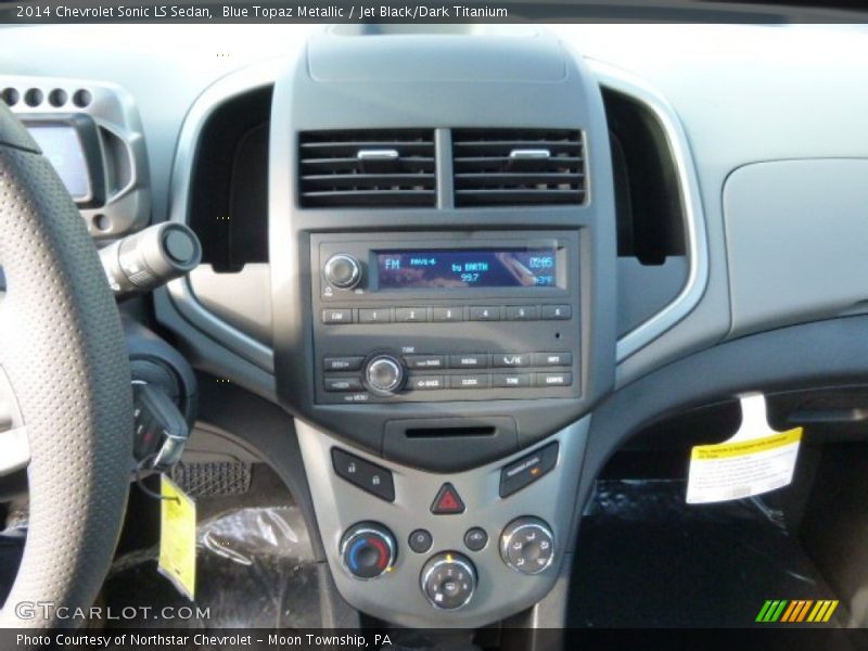 Blue Topaz Metallic / Jet Black/Dark Titanium 2014 Chevrolet Sonic LS Sedan