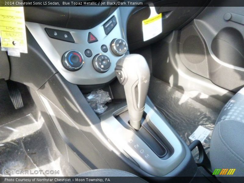 Blue Topaz Metallic / Jet Black/Dark Titanium 2014 Chevrolet Sonic LS Sedan