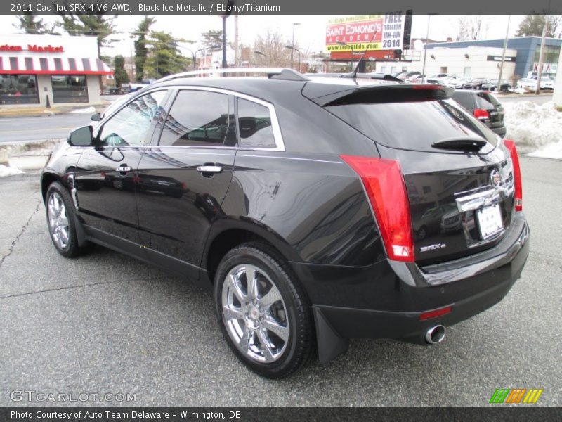 Black Ice Metallic / Ebony/Titanium 2011 Cadillac SRX 4 V6 AWD