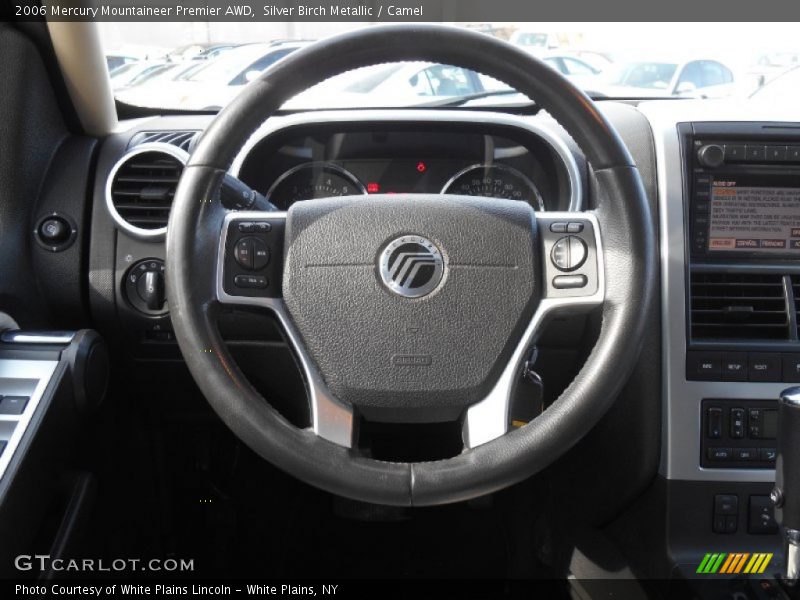 Silver Birch Metallic / Camel 2006 Mercury Mountaineer Premier AWD