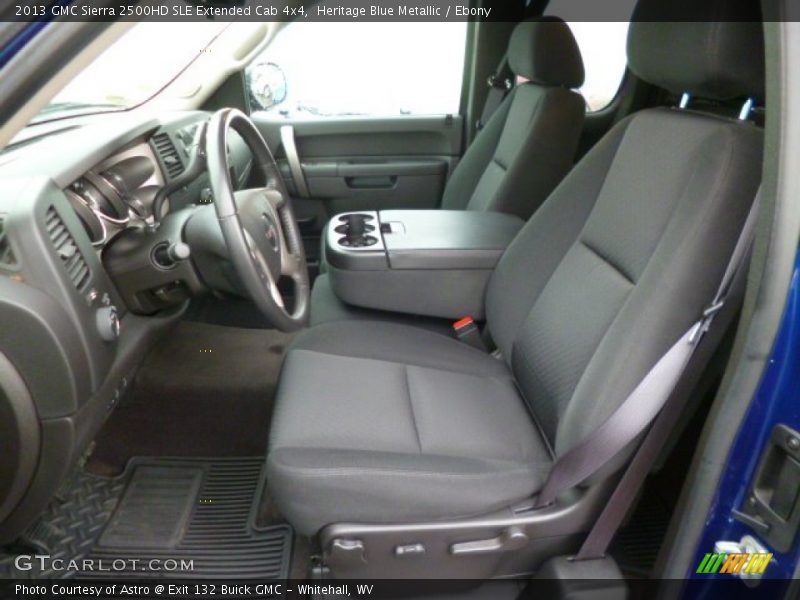 Heritage Blue Metallic / Ebony 2013 GMC Sierra 2500HD SLE Extended Cab 4x4
