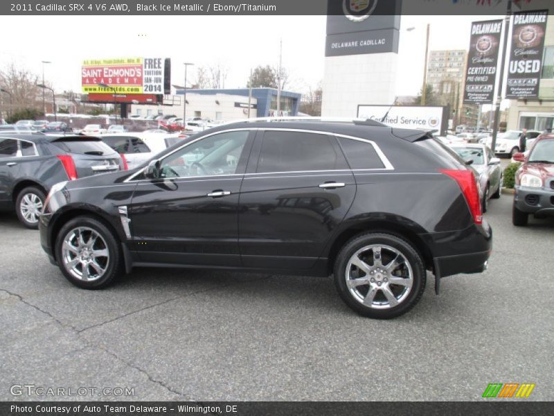 Black Ice Metallic / Ebony/Titanium 2011 Cadillac SRX 4 V6 AWD