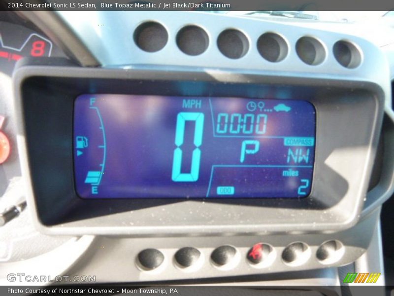 Blue Topaz Metallic / Jet Black/Dark Titanium 2014 Chevrolet Sonic LS Sedan