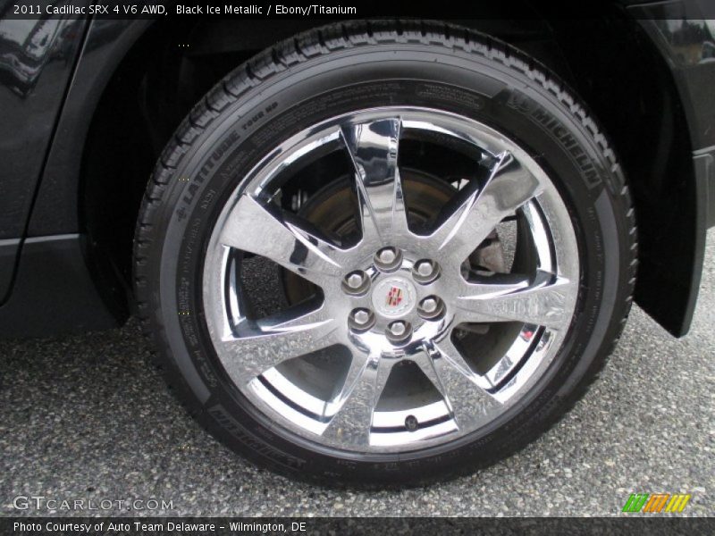 Black Ice Metallic / Ebony/Titanium 2011 Cadillac SRX 4 V6 AWD