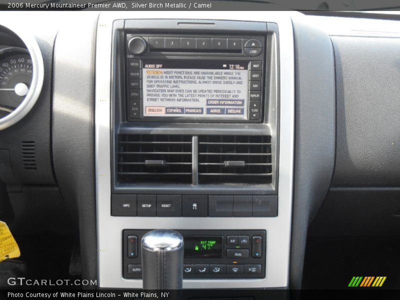 Silver Birch Metallic / Camel 2006 Mercury Mountaineer Premier AWD