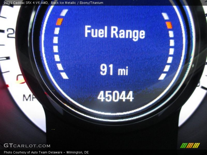 Black Ice Metallic / Ebony/Titanium 2011 Cadillac SRX 4 V6 AWD