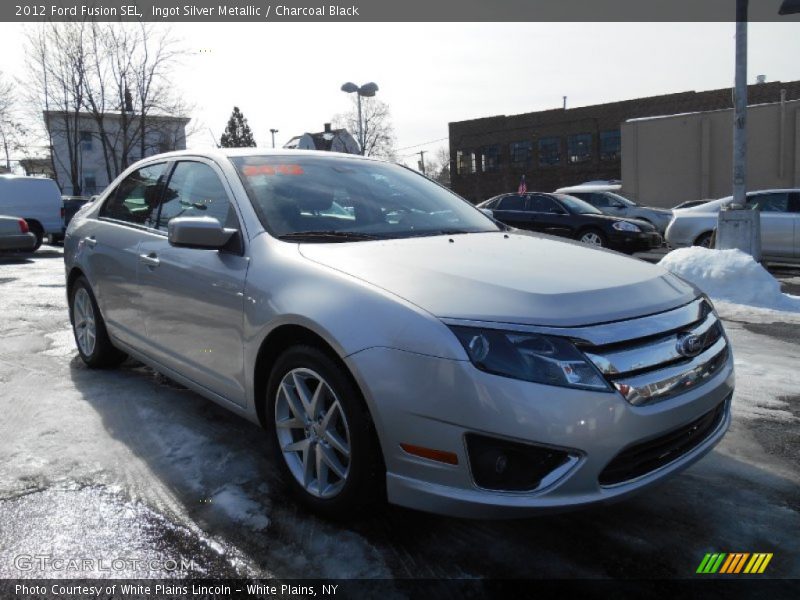 Ingot Silver Metallic / Charcoal Black 2012 Ford Fusion SEL